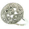 Sparkling vintage Art Deco diamond engagement ring